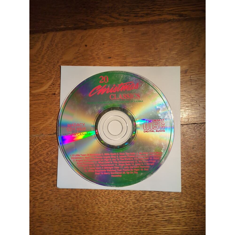 Christmas CD 20 Christmas Classics Peoples Symphony Orchestra of Vienna Disc Onl